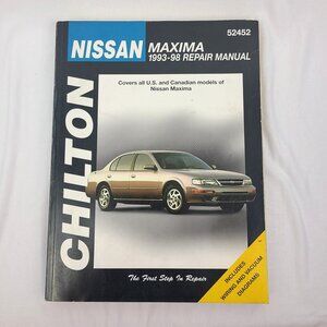 Chilton Nissan Maxima 1993-1998 Repair Manual 1994 1995 1996 1997 52452
